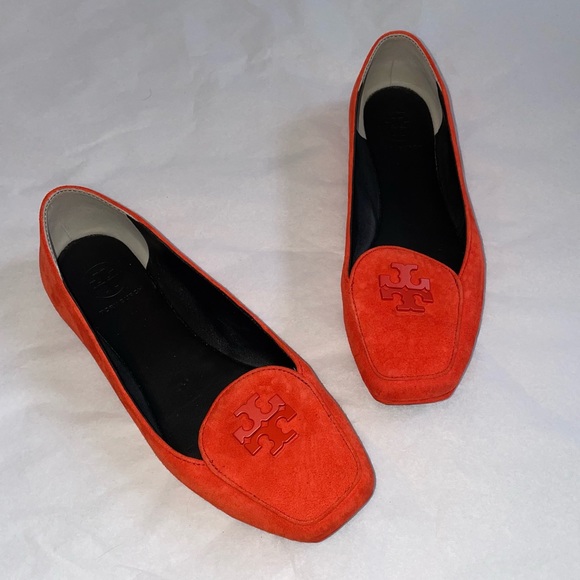 Tory Burch Women’s Fitz Suede Logo Loafers Size 6.5M - Picture 3 of 10